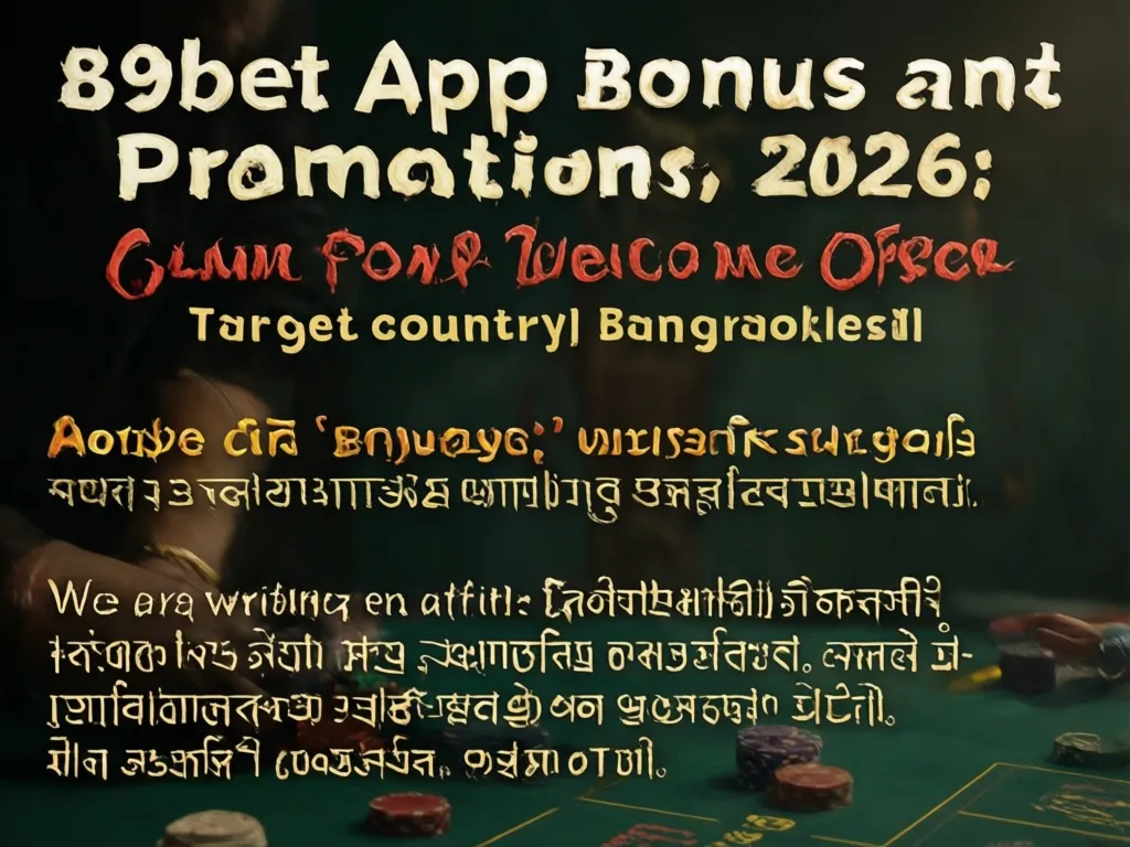 89bet App Bonus and Promotions 2026