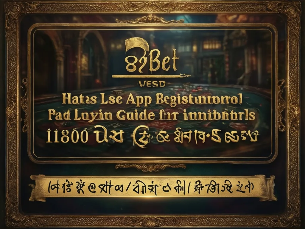 89bet App Registration and Login Guide for Beginners in Bangladesh